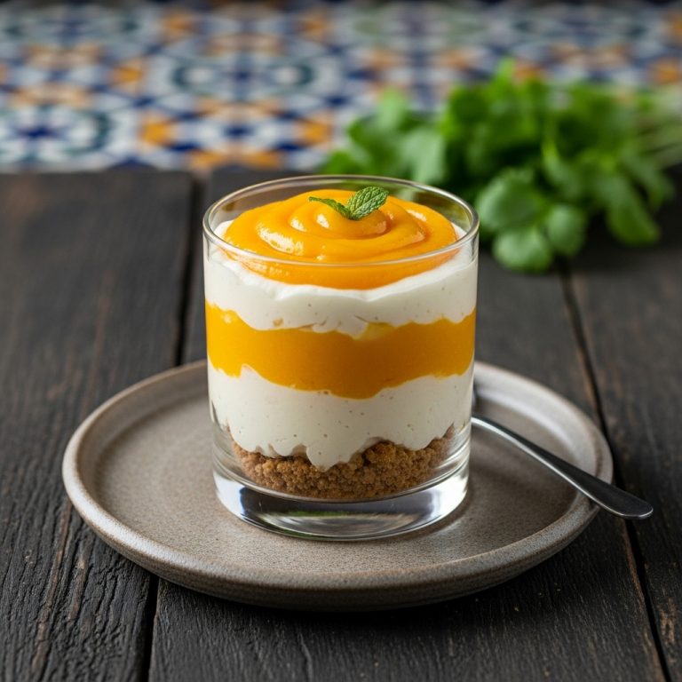 Mango Lassi Cheesecake Parfait