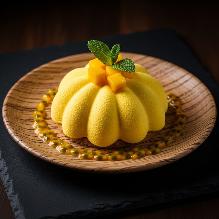 Mango Mousse Delight: A Tropical Vegetarian Dessert Experience