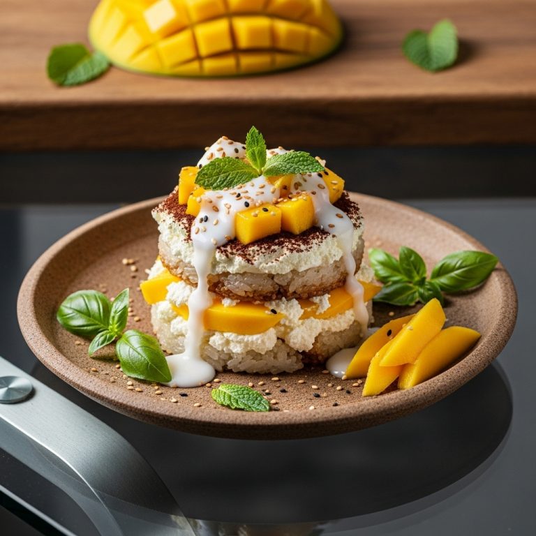 “Mango Sticky Rice Tiramisu”