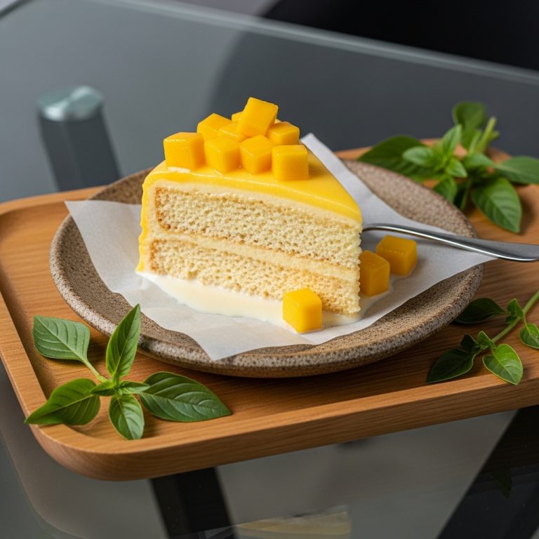 Mango Tres Leches Cake – Keto Style