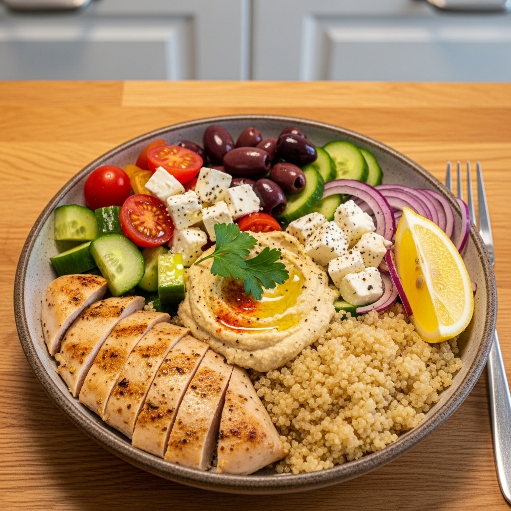 Mediterranean Chicken Power Bowl