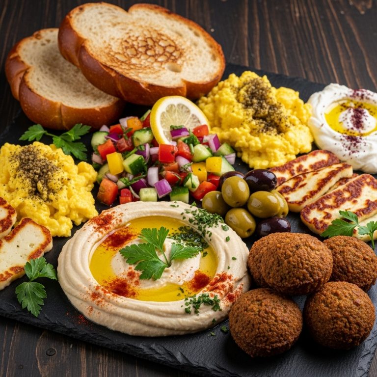 “Mediterranean Delight: An Advanced Vegetarian Israeli Brunch”