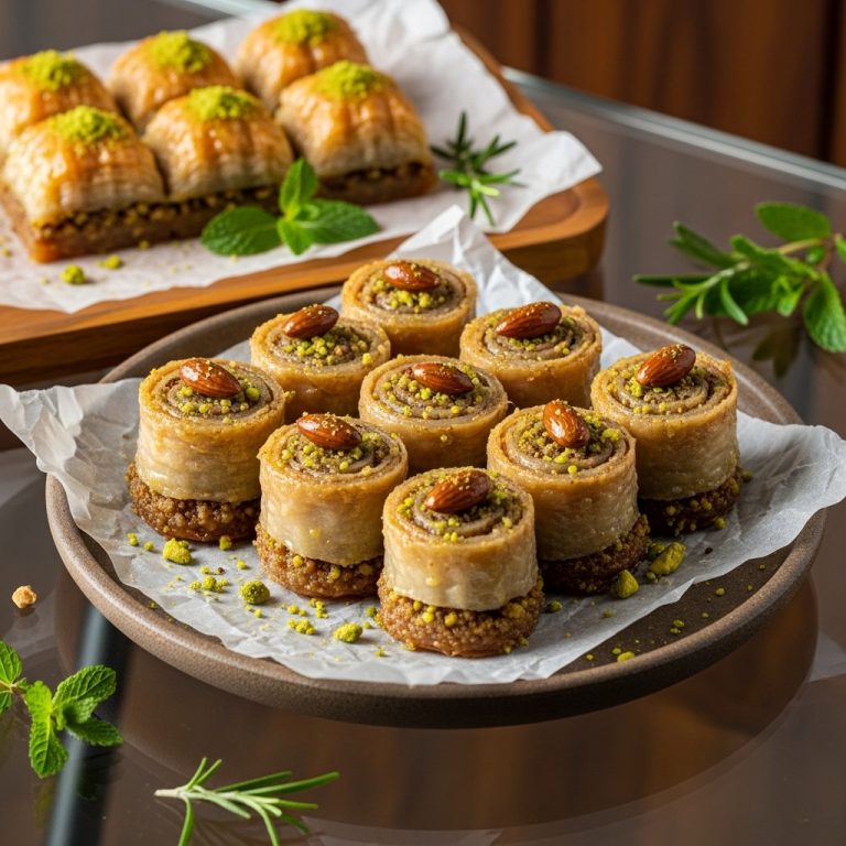 Mediterranean Delight: Delectable Vegan Baklava Rolls