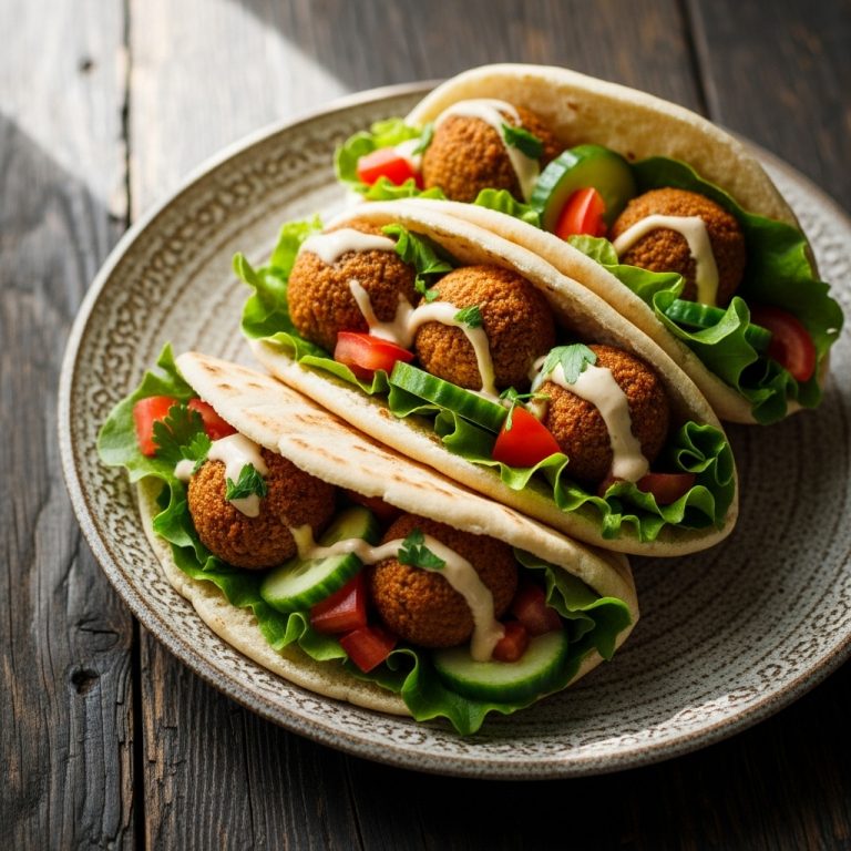 Mediterranean Falafel Pita Wraps: A Scrumptious Israeli Snack for Health Enthusiasts