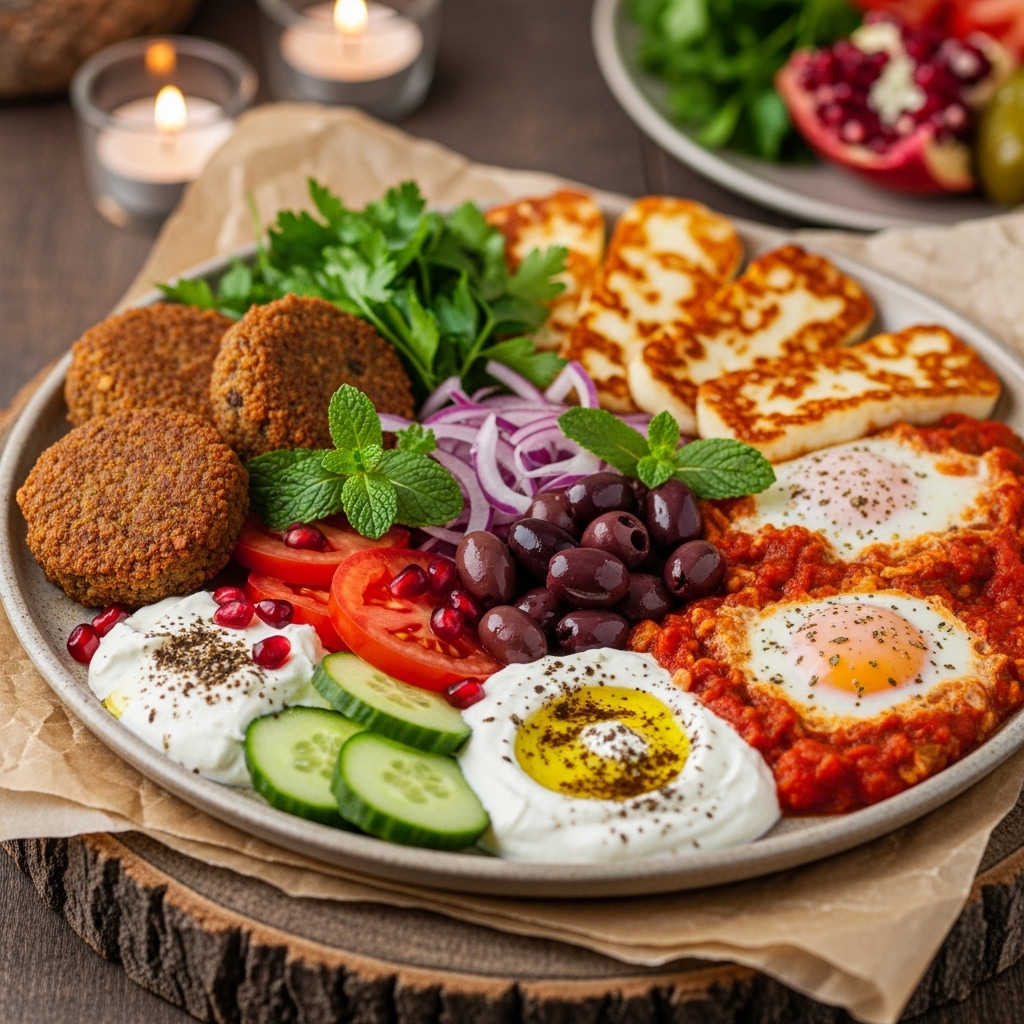 Mediterranean Gluten-Free Egyptian Fete Breakfast: A Sensory Feast for the Eyes and Palate