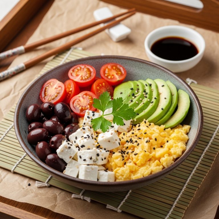 Mediterranean Keto Breakfast Power Bowl