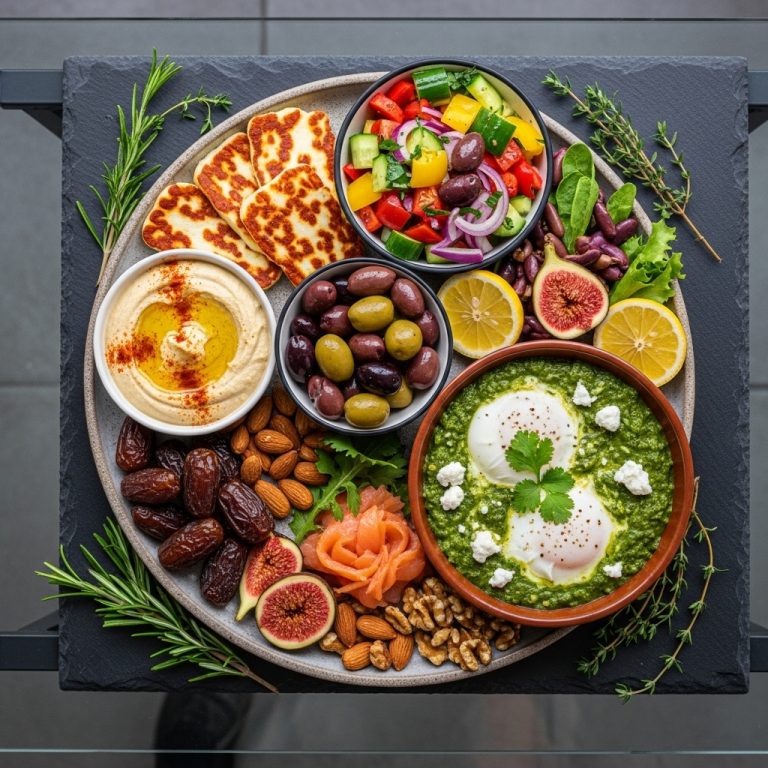 “Mediterranean Paleo Israeli Breakfast Feast: A Sensory Delight”