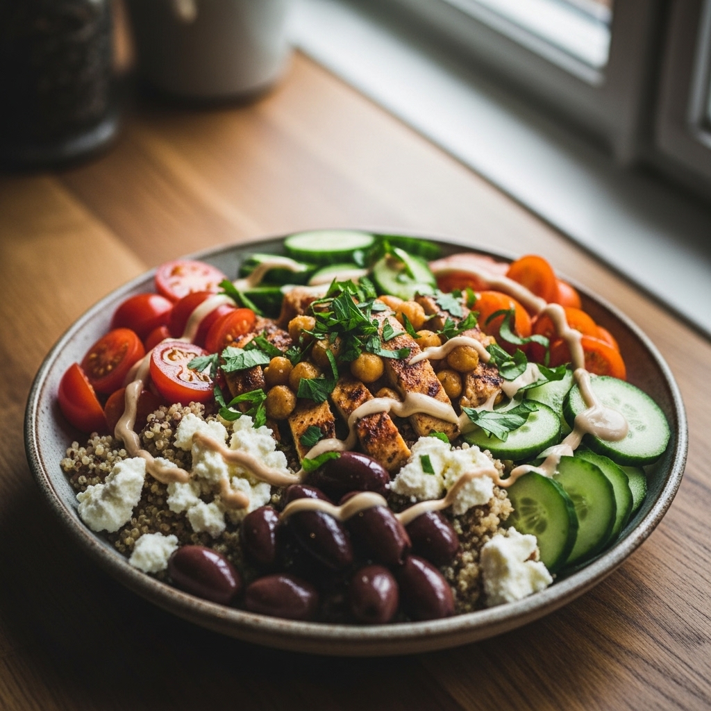 Mediterranean Power Protein Bowl
