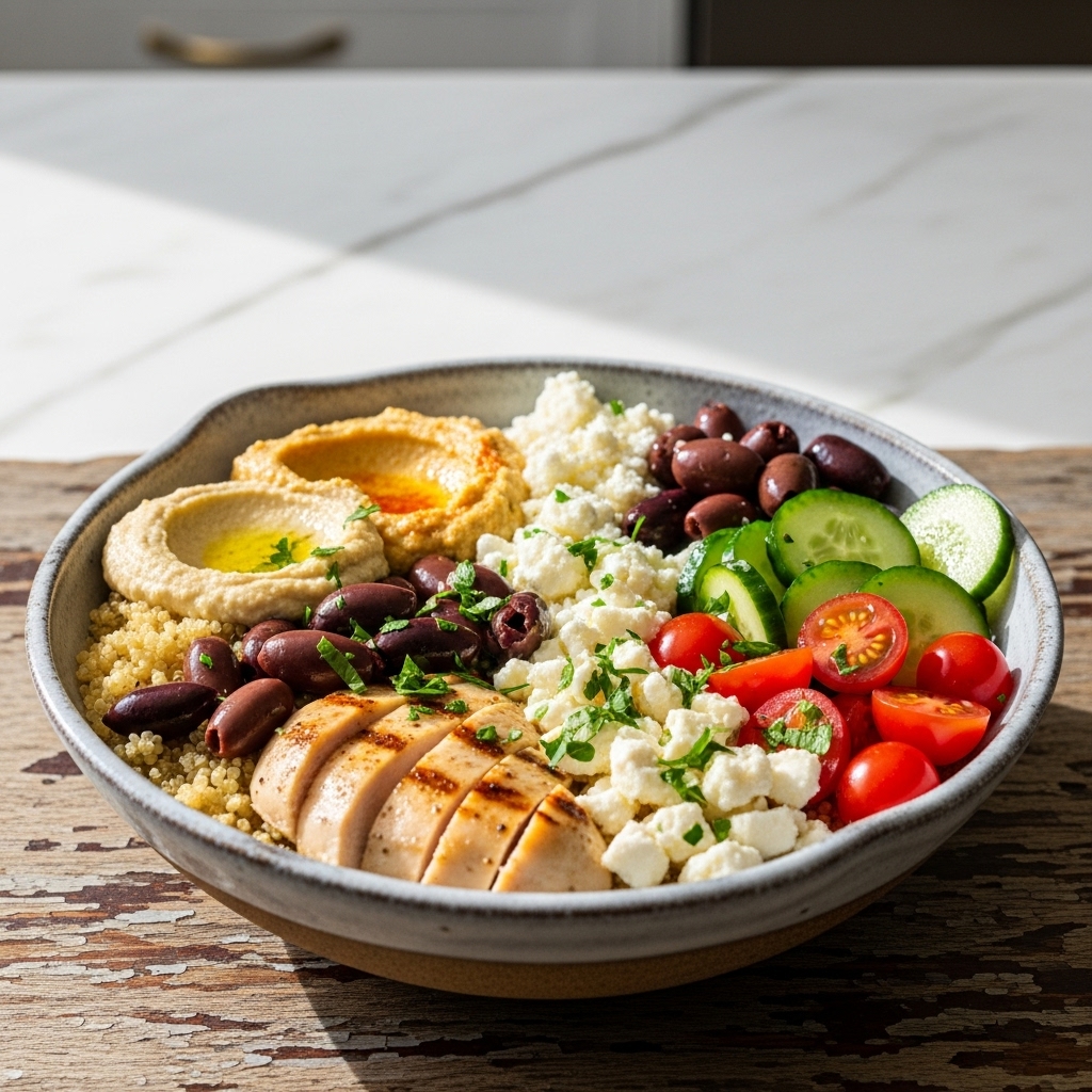 Mediterranean Protein Power Bowl