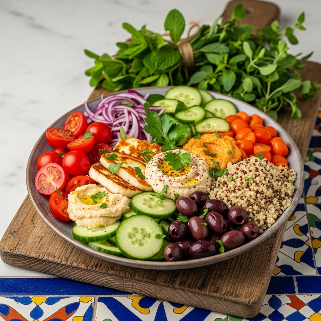 Mediterranean Rainbow Bowl – A Rejuvenating Energy Boost