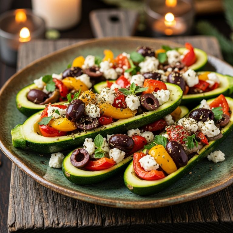 Mediterranean-Style Zucchini Boats: Keto-Friendly Caribbean Snack