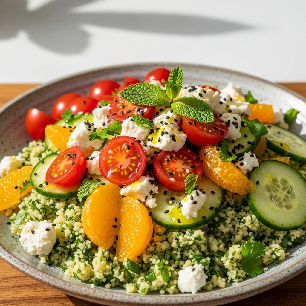 Mediterranean Sunrise Bowl: A Vibrant Energy Boost for Your Day