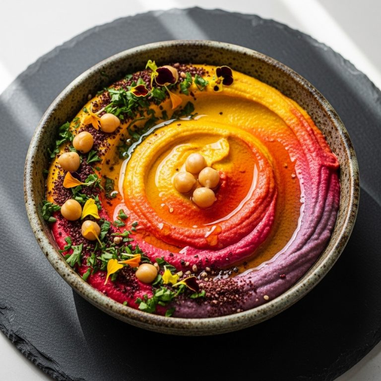 Mediterranean Sunset Hummus Bowl