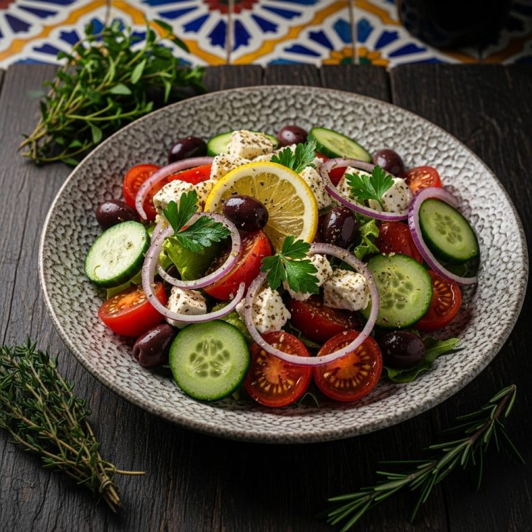 Mediterranean Sunshine Salad Bowl