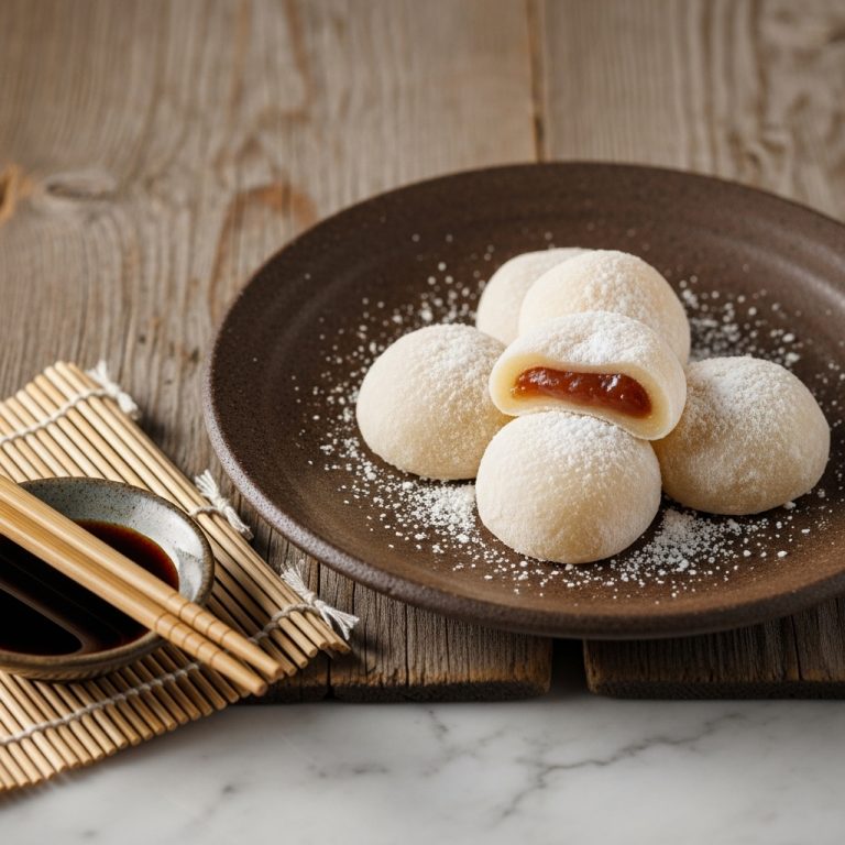 “Melting Moments: An Enchanting Paleo Japanese Mochi Dessert”