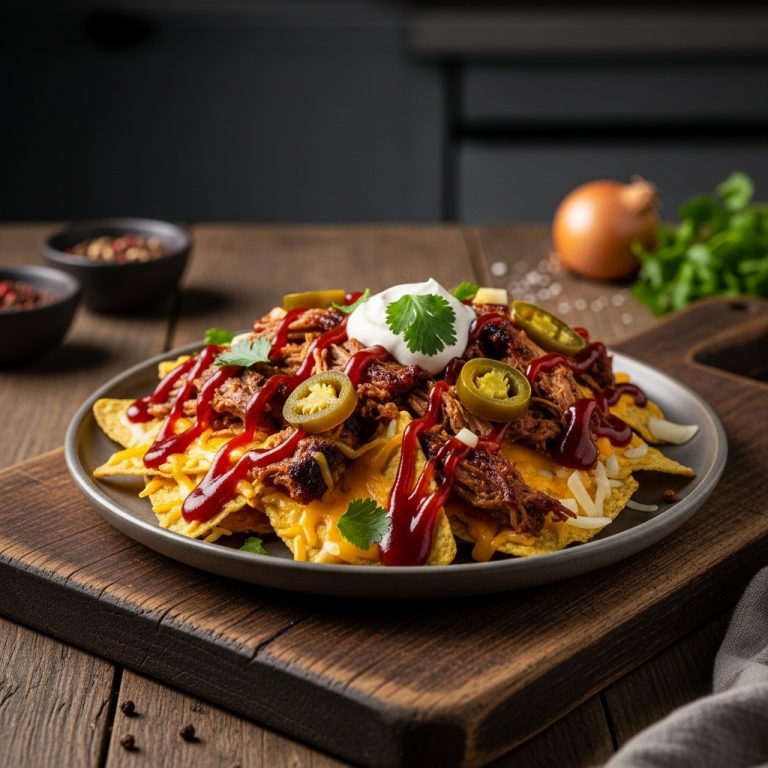 Memphis BBQ Pulled Pork Nachos