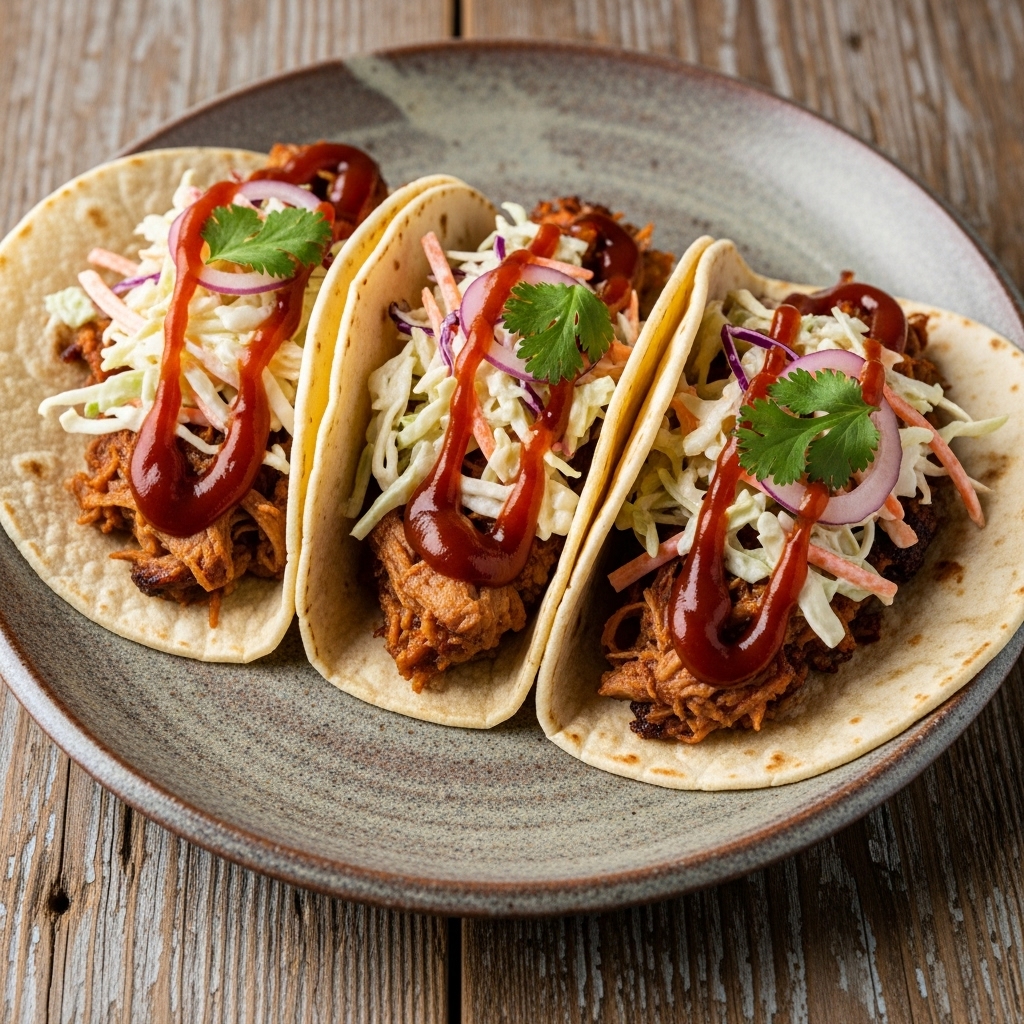 Memphis BBQ Pulled Pork Street Tacos