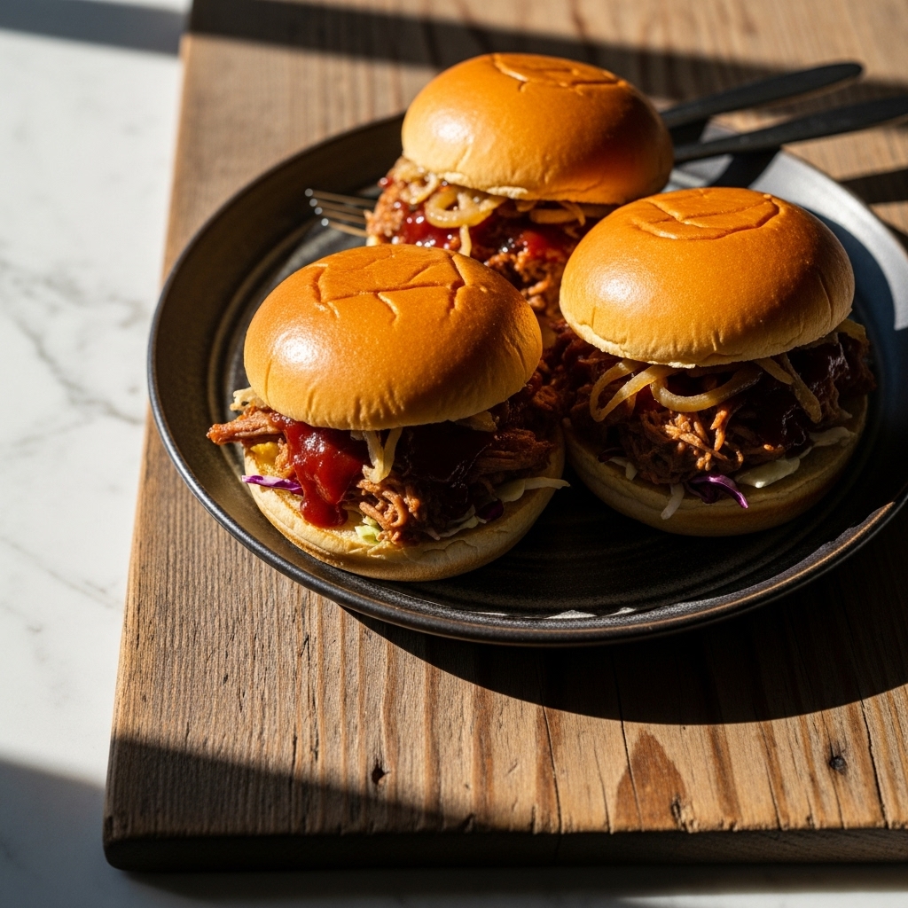 Memphis BBQ Smokehouse Pulled Pork Sliders