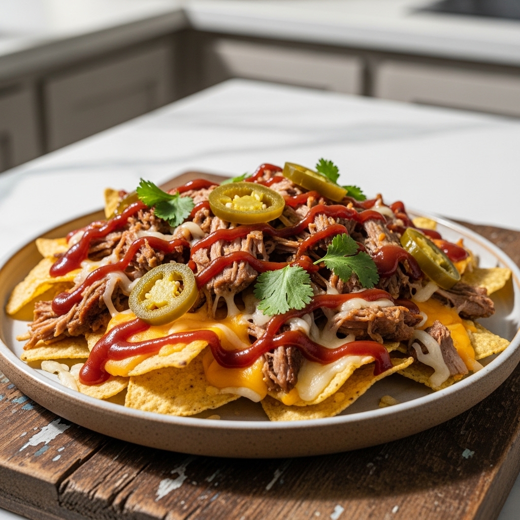 Memphis Smoked BBQ Pork Nachos