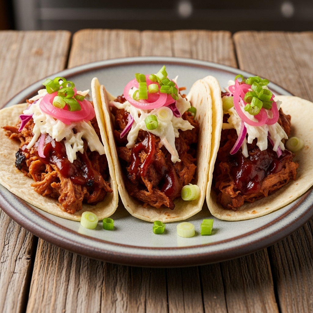 Memphis Smokehouse BBQ Pulled Pork Tacos