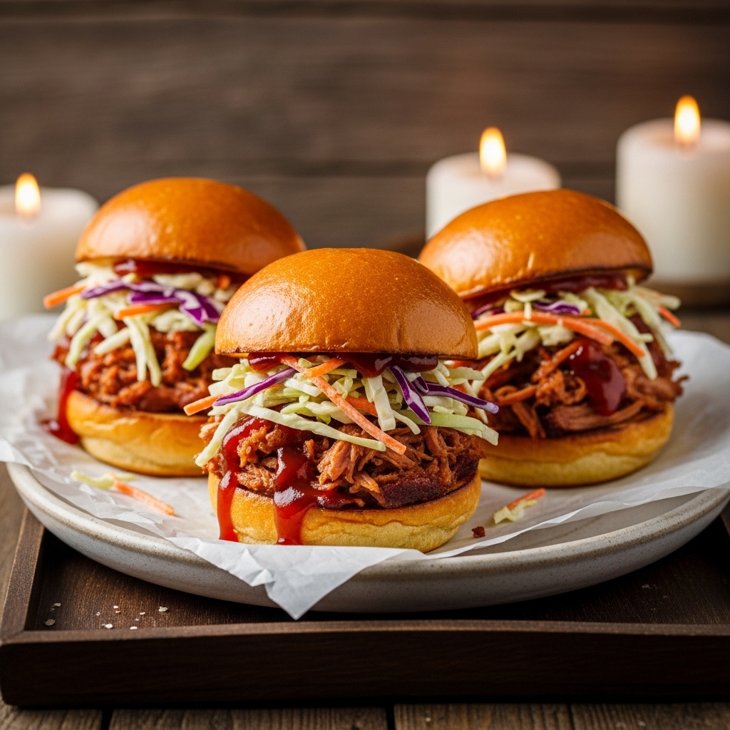 Memphis-Style Barbecue Pulled Pork Sliders