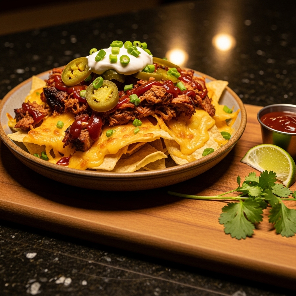 Memphis-Style Pulled Pork Nachos
