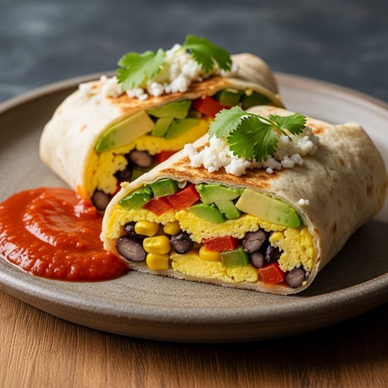 Mexican Veggie Breakfast Burritos – A Cinematic, Sensory & SEO-Optimized Recipe for Vegetarian Brunch