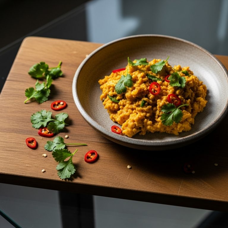 Michelin-Star Quality Thai Coconut Chicken Curry Scramble for Paleo Brunch