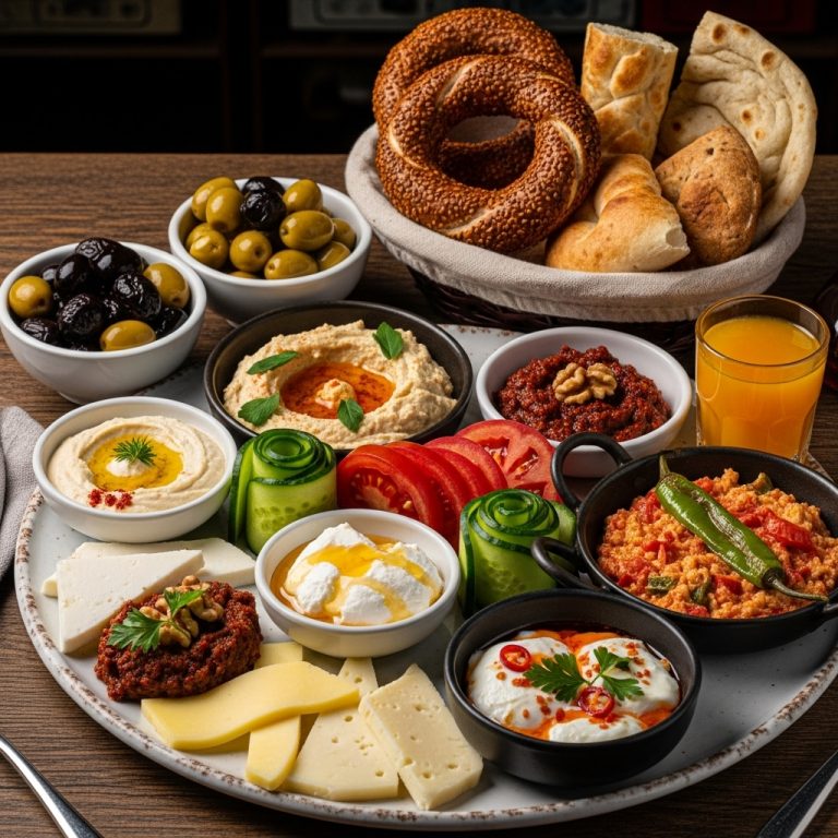 Michelin-Star Veggie Delight: Delectable Turkish Breakfast Feast for Vegetarians