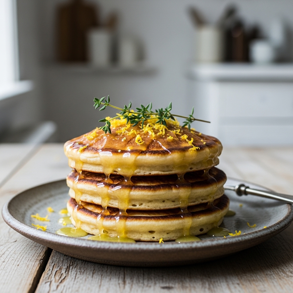 Michelin-Star Worthy Lemon Ricotta Pancakes Recipe