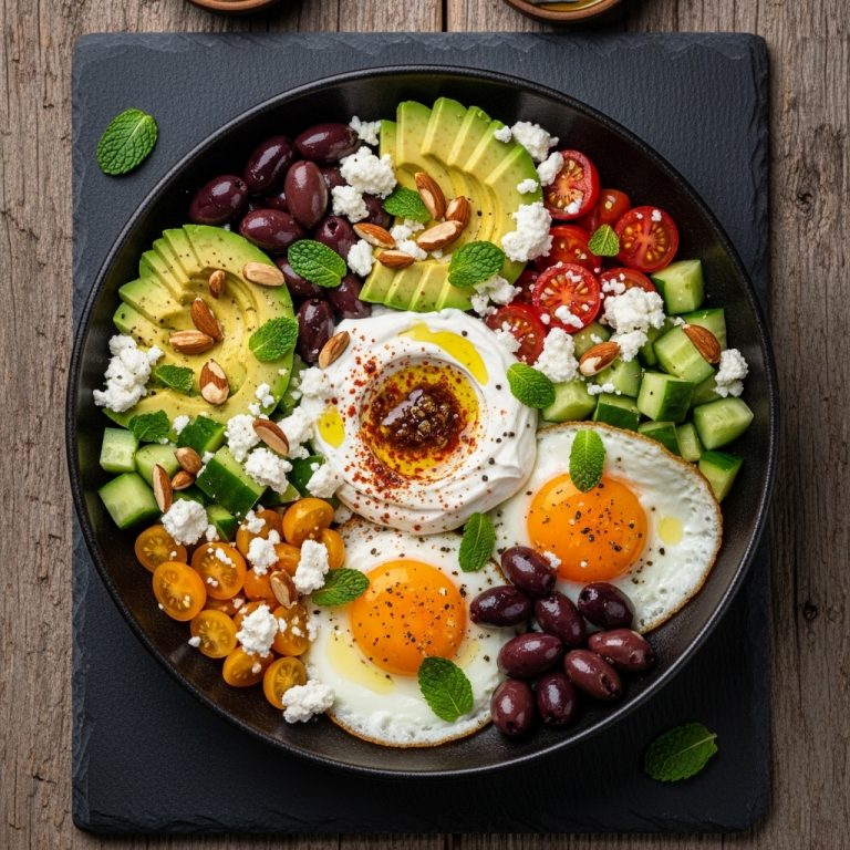 Middle Eastern Breakfast Power Bowl – A Keto Delight
