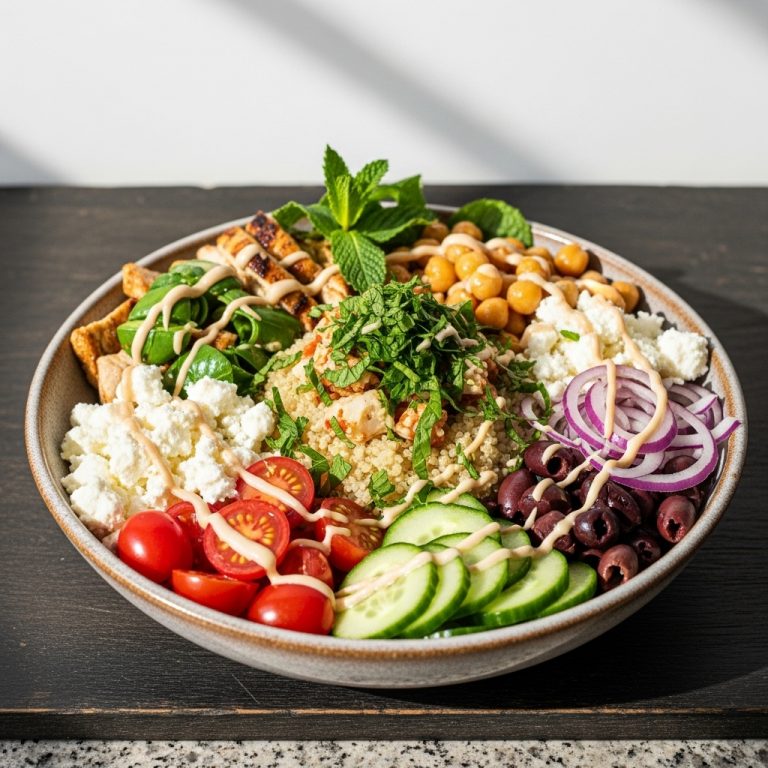 Middle Eastern Quinoa Power Bowl