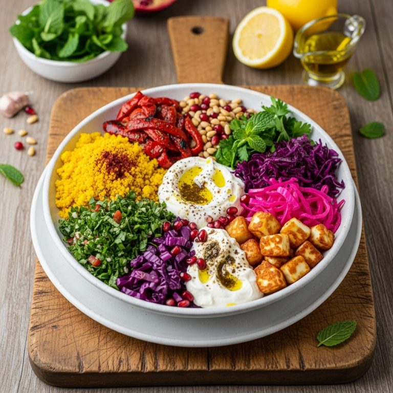 Middle Eastern Rainbow Bowl