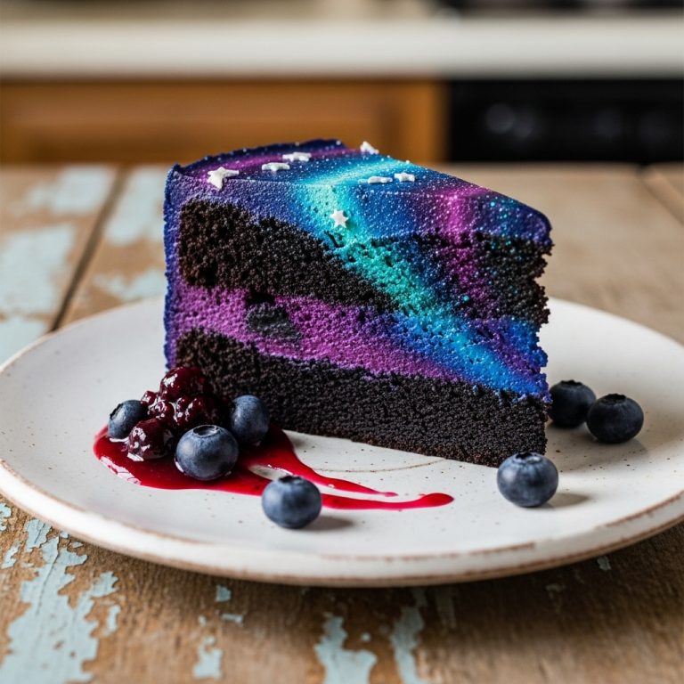 Midnight Aurora Cake