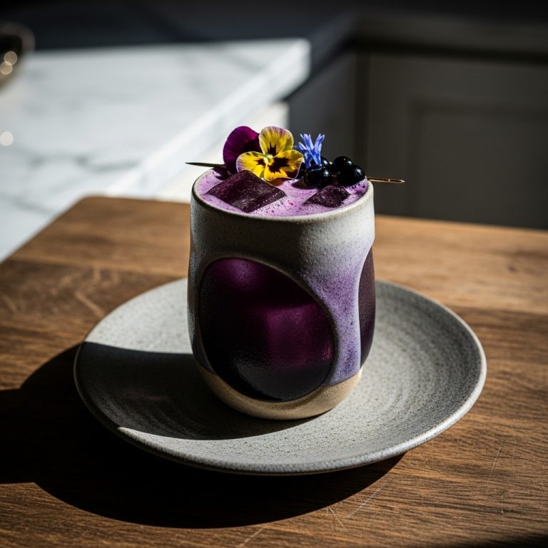 Midnight Bloom Mocktail