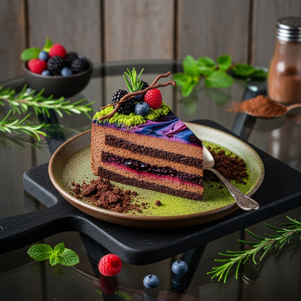 Midnight Forest Mousse Cake