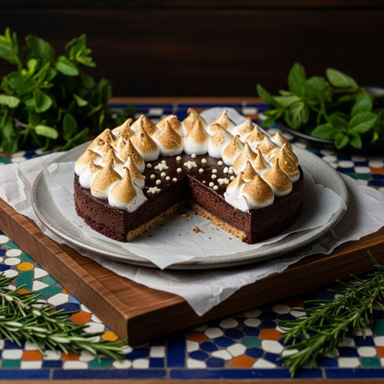 Midnight Sky S’mores Torte