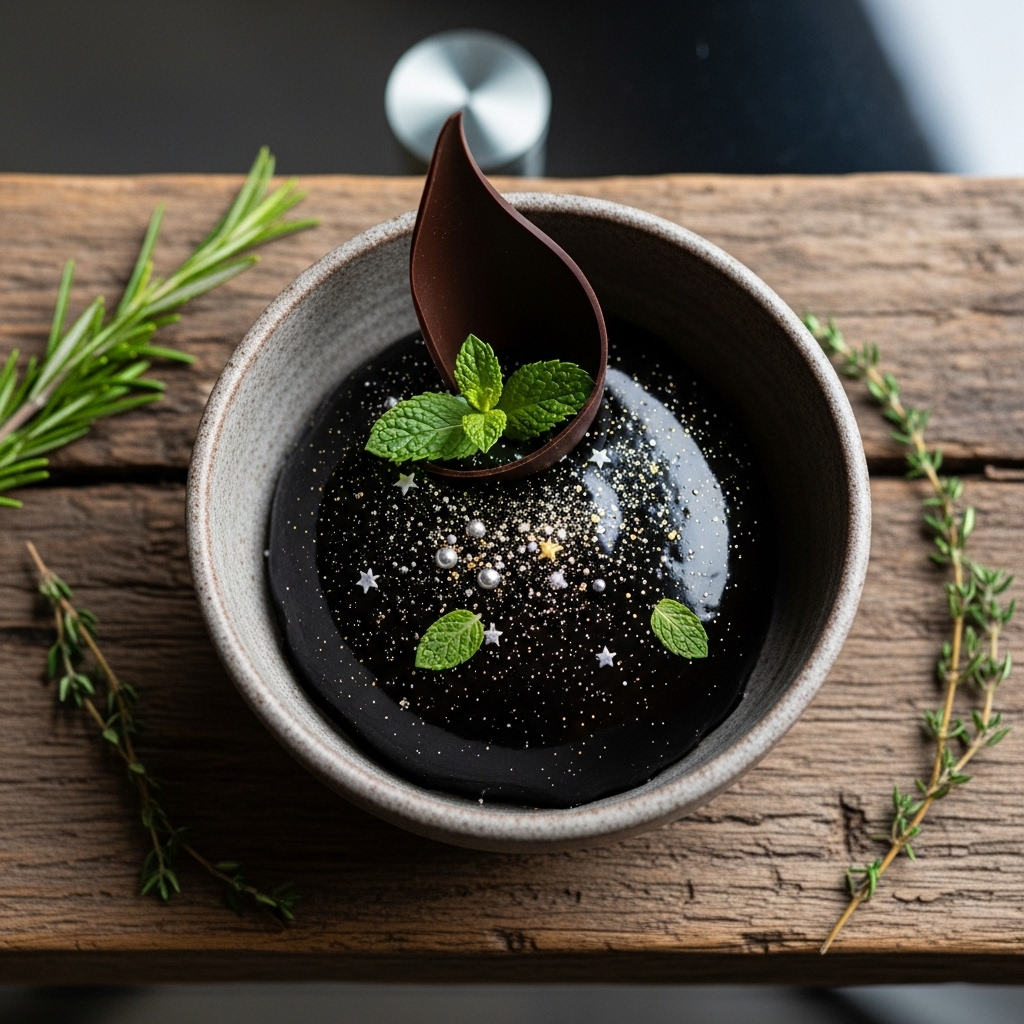 Midnight Stardust Chocolate Mousse
