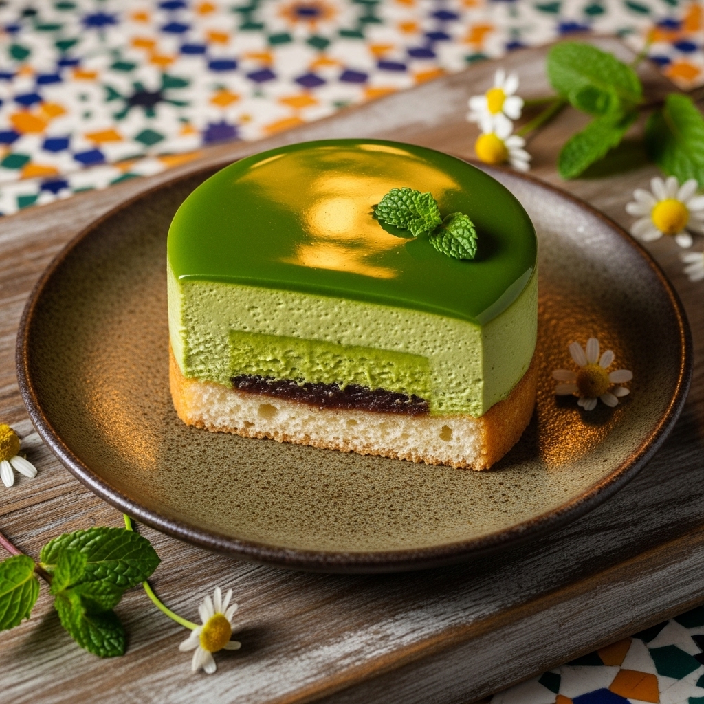 Moonlit Matcha Delight – A Gluten-Free Japanese Dessert