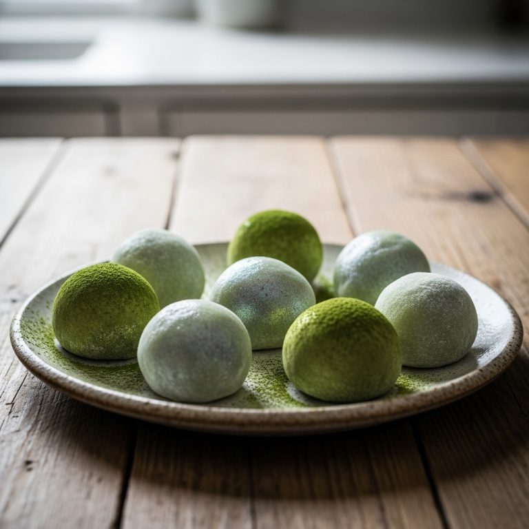 Moonlit Matcha Mochi Pops