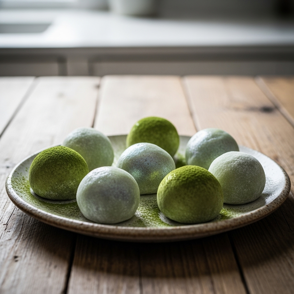 Moonlit Matcha Mochi Pops