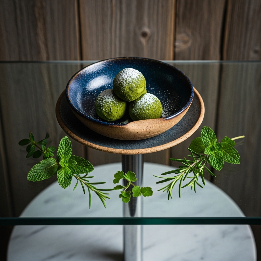 Moonlit Matcha Truffles