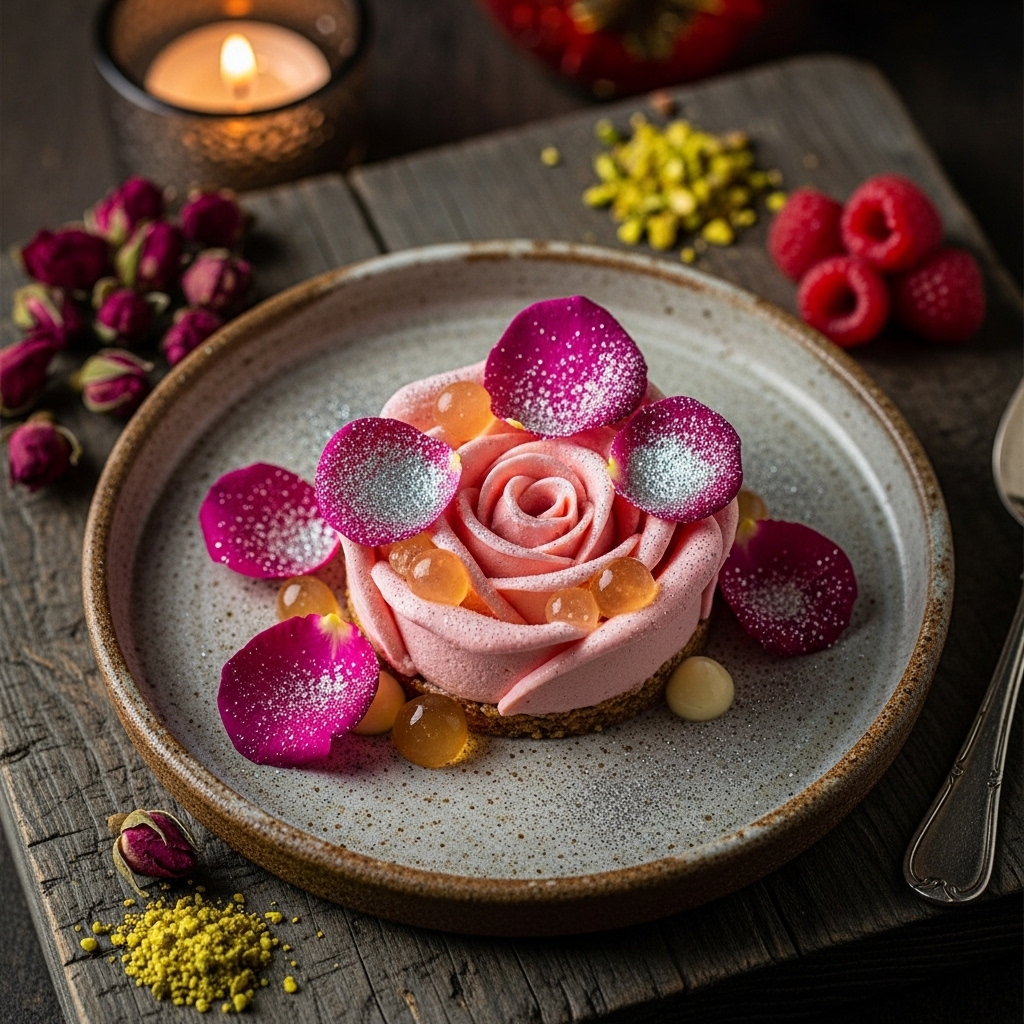 Moonlit Rose Petal Delight