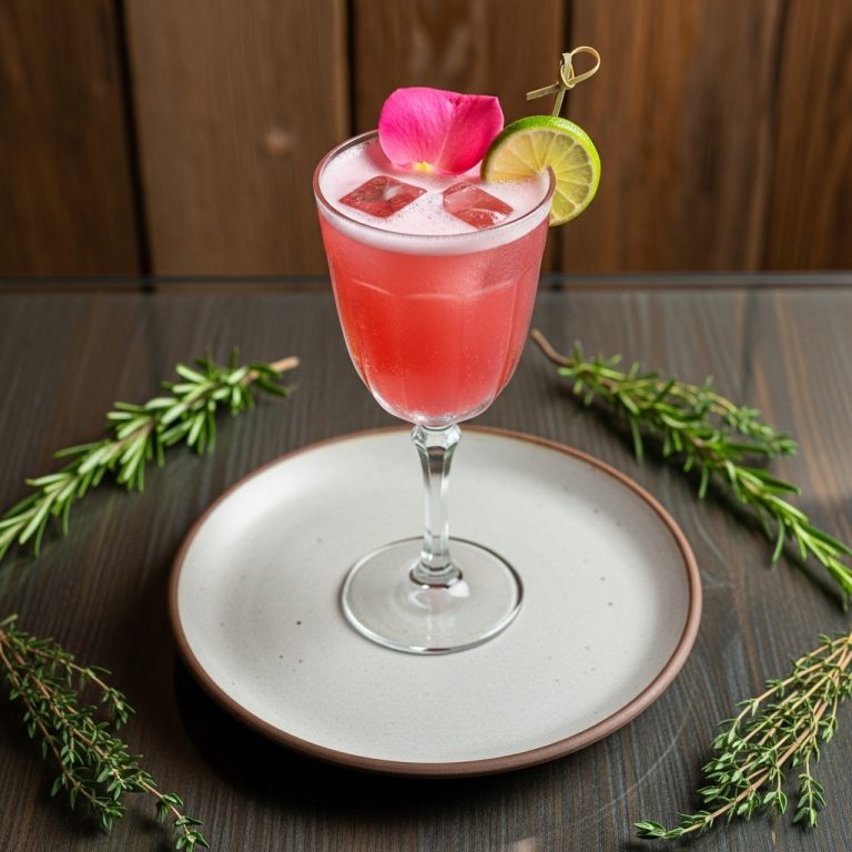 Moonlit Rosewater Fizz