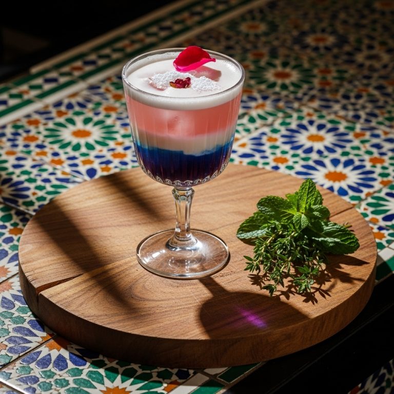 Moonlit Turkish Delight Mocktail