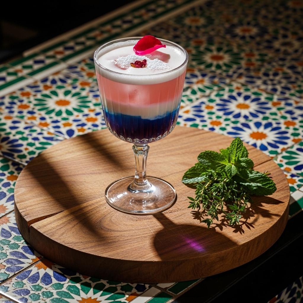 Moonlit Turkish Delight Mocktail