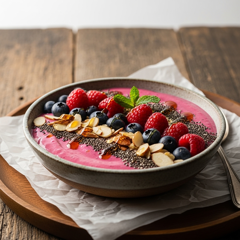 Morning Glow Keto Smoothie Bowl