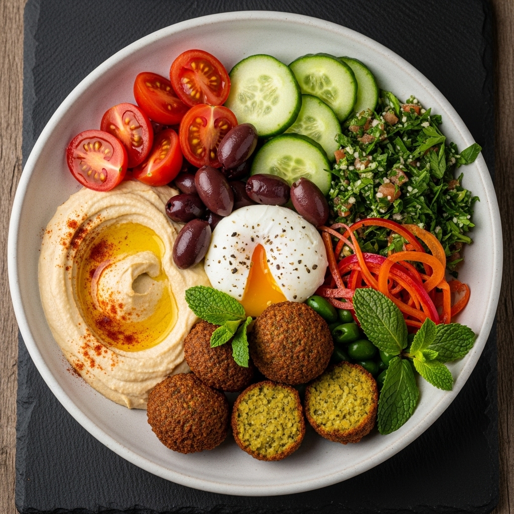 Morning Sunrise Middle Eastern Protein Bowl