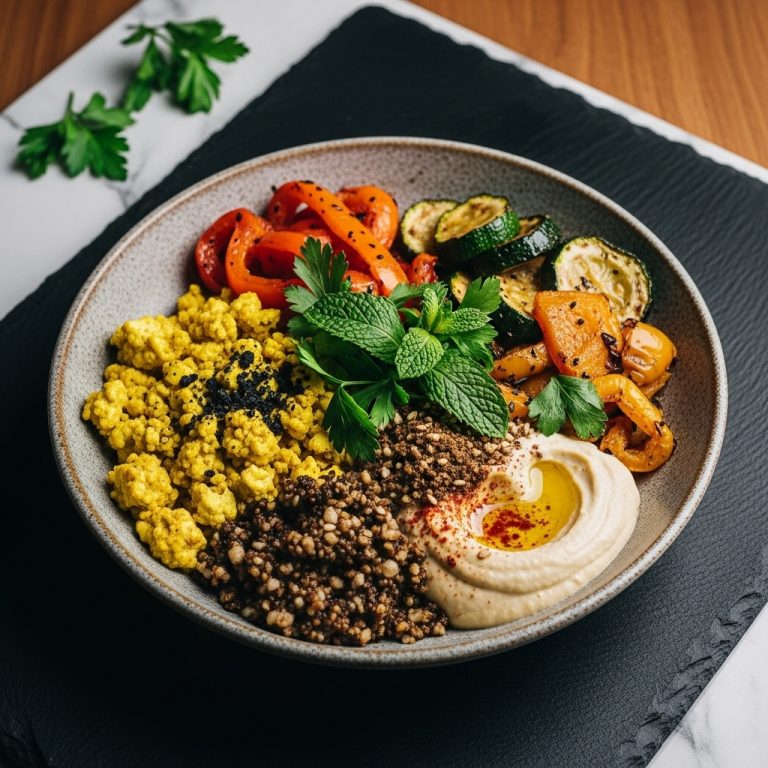 Morning Sunshine Middle Eastern Vegan Bowl