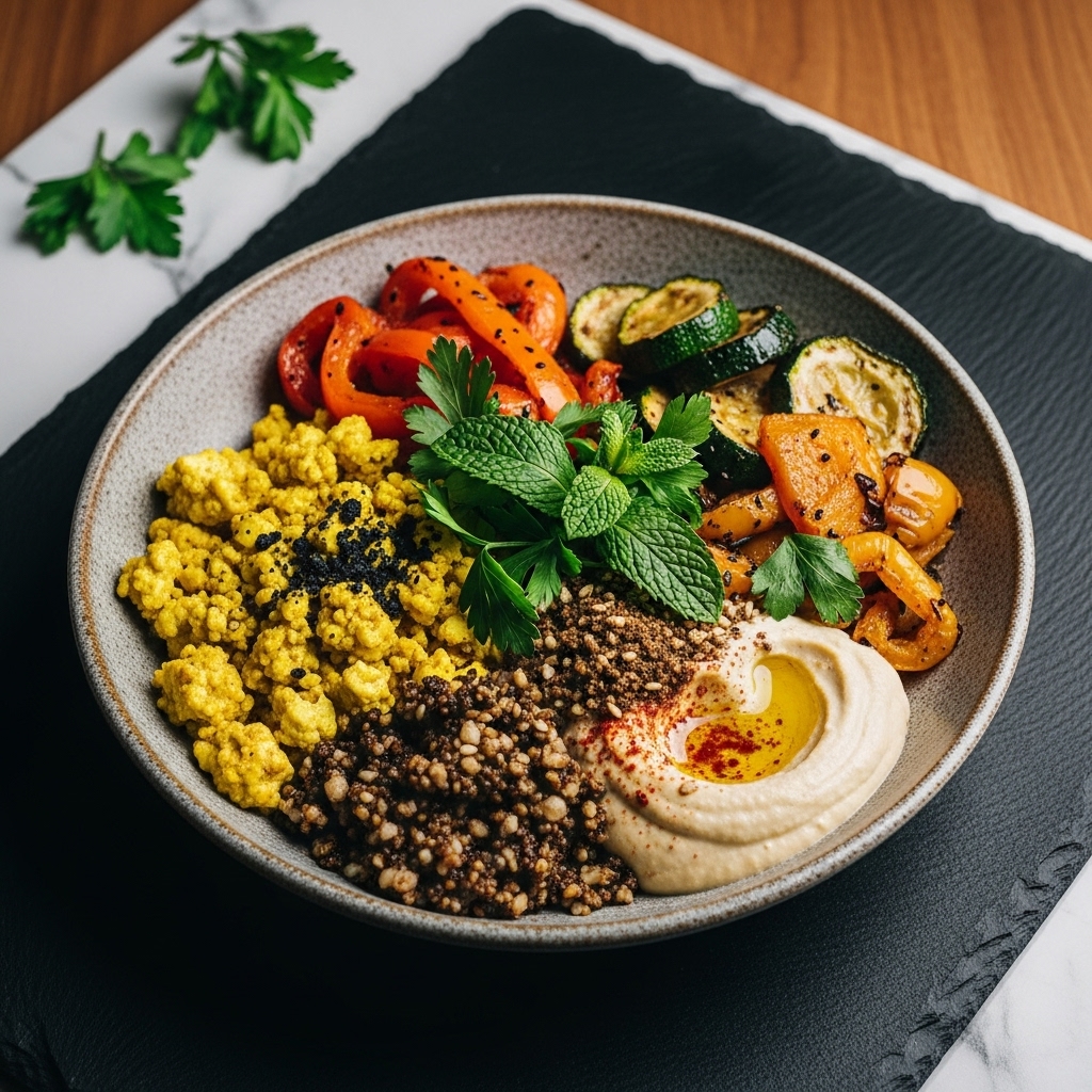 Morning Sunshine Middle Eastern Vegan Bowl